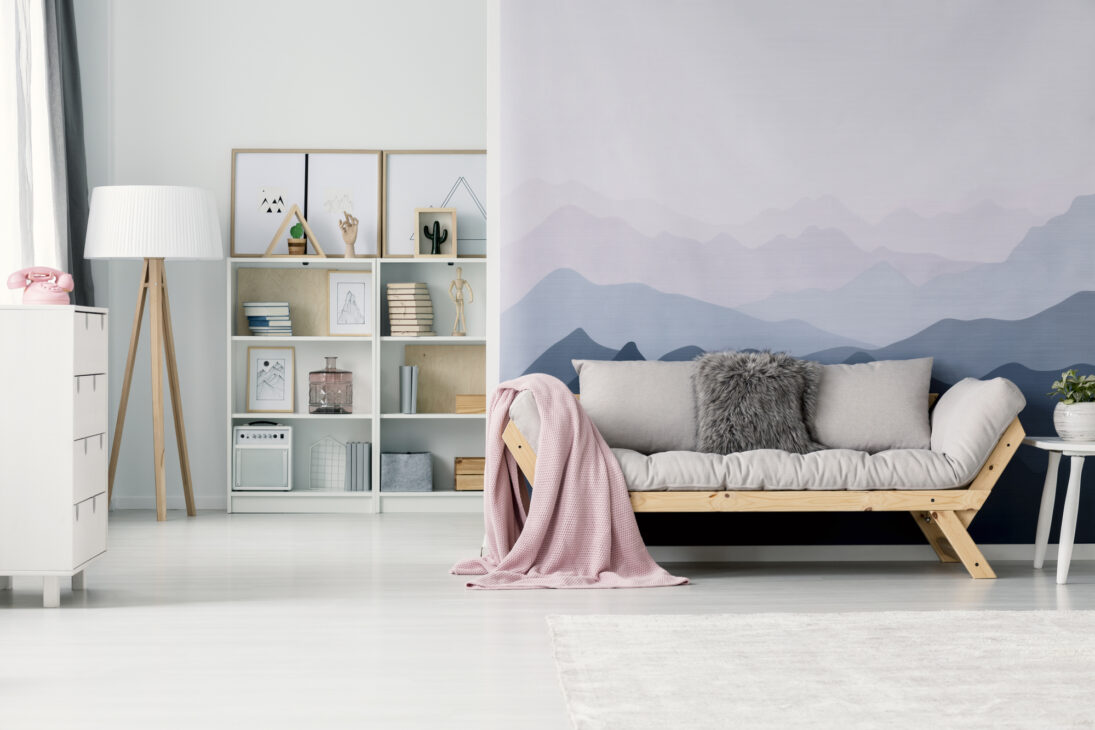 Naturtapet - tapet med fjell